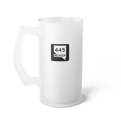 Nevada Highway 445 Frosted Beer Stein