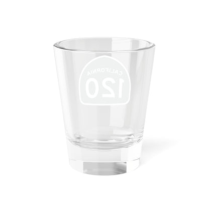 California Highway 120 1.5 oz Shot Glass