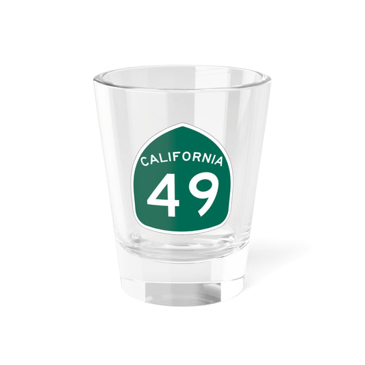 California Highway 49 1.5oz Shot Glass