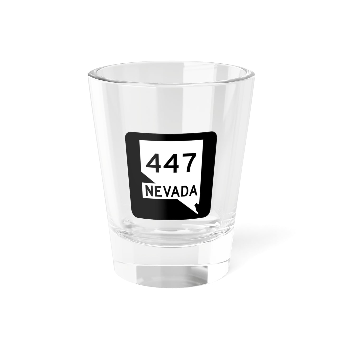 Nevada Highway 447 1.5 oz Shot Glass