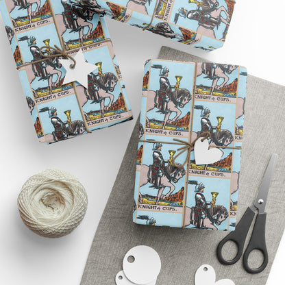 Knight of Cups Tarot Card Gift Wrap