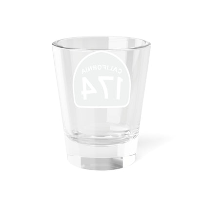 California Highway 174 1.5 oz Shot Glass