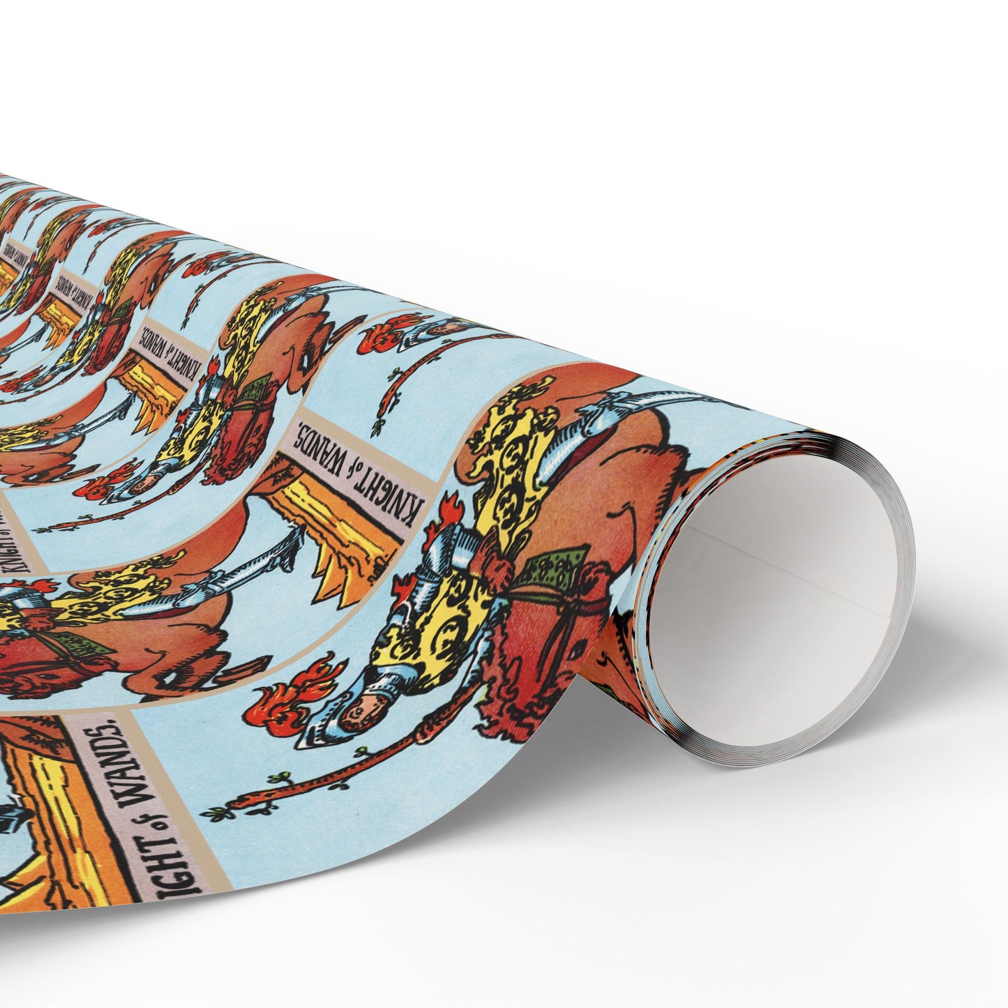 Knight of Wands Tarot Card Gift Wrap