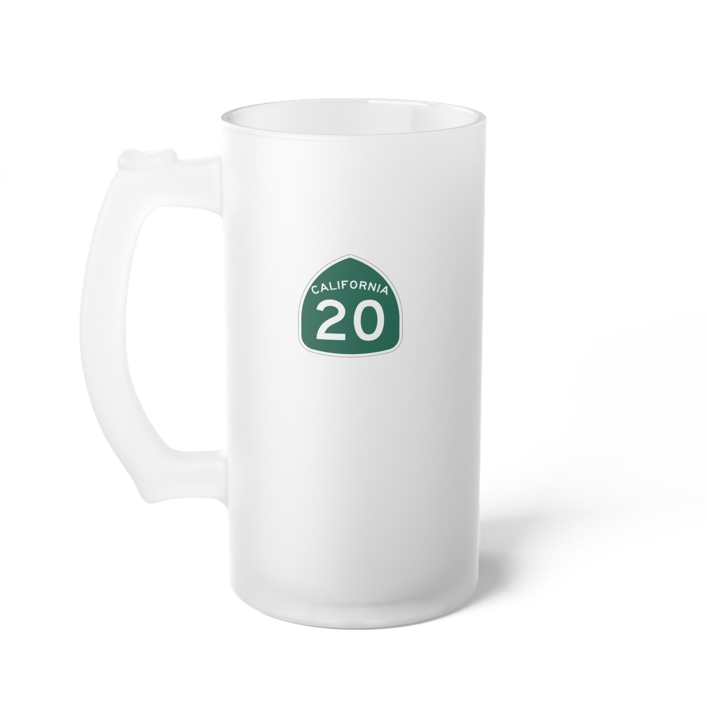 California Highway 20 Frosted Beer Stein