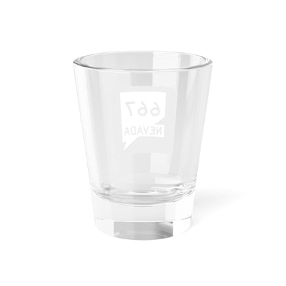 Nevada Highway 667 1.5 oz Shot Glass