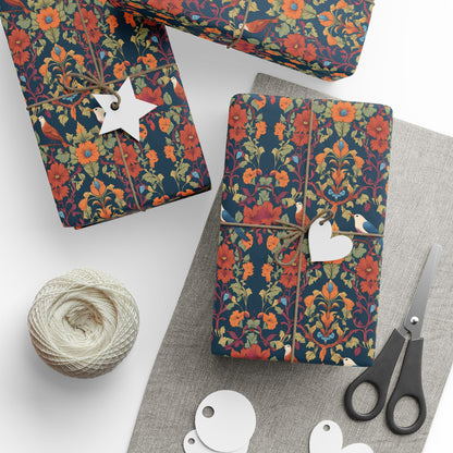 Original Damasque Little Birds Gift Wrap