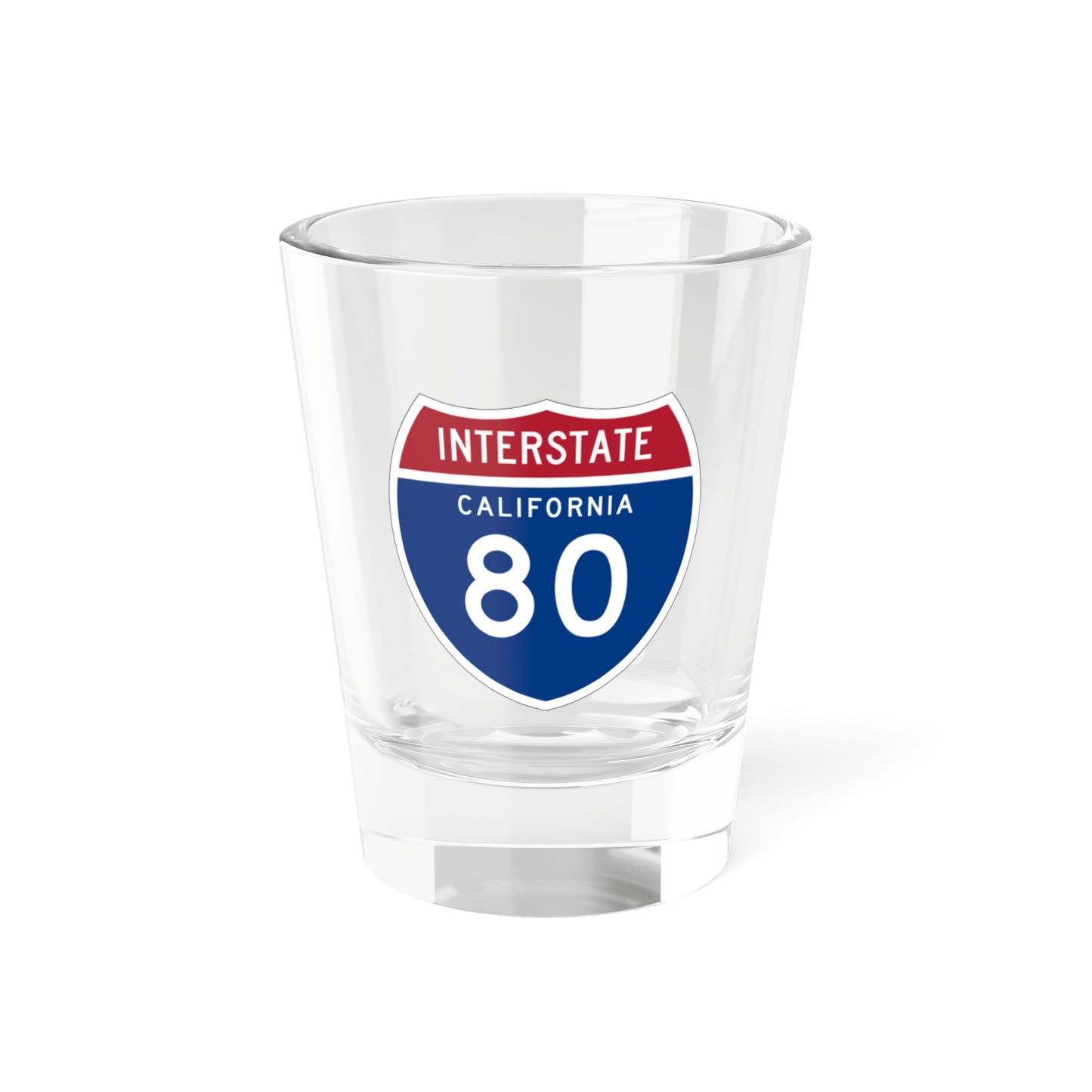 Interstate 80 1.5 oz Shot Glass