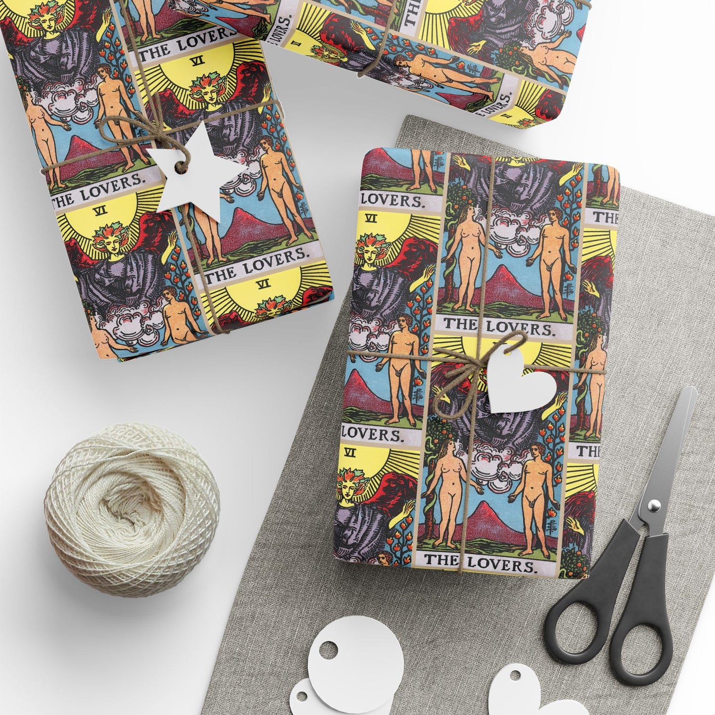 The Lovers Tarot Card Gift Wrap