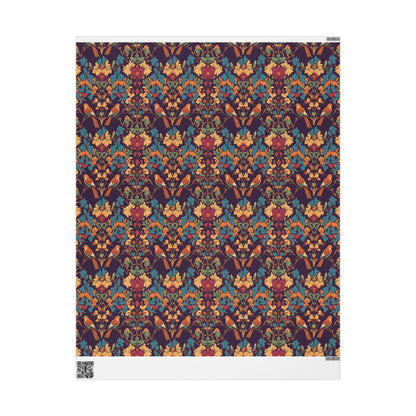 Autumn Birds Gift Wrap