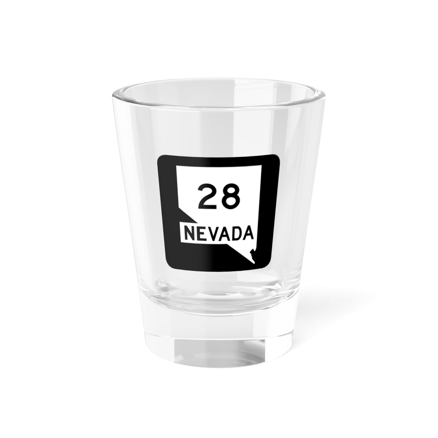 Nevada Highway 28 1.5 oz Shot Glass