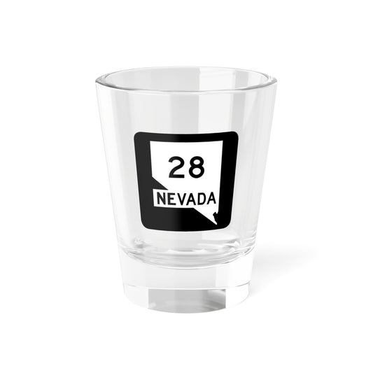 Nevada Highway 28 1.5 oz Shot Glass