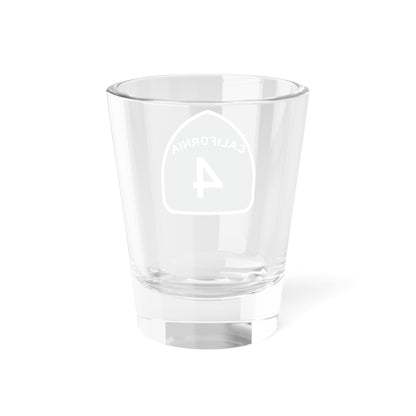 California Highway 4 1.5 oz Shot Glass