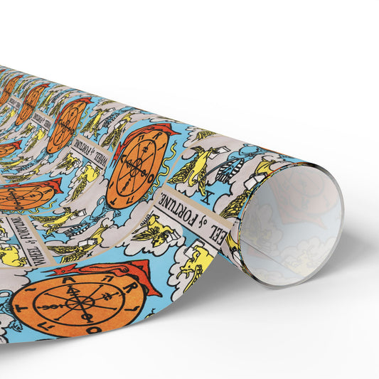 Wheel of Fortune Tarot Card Gift Wrap