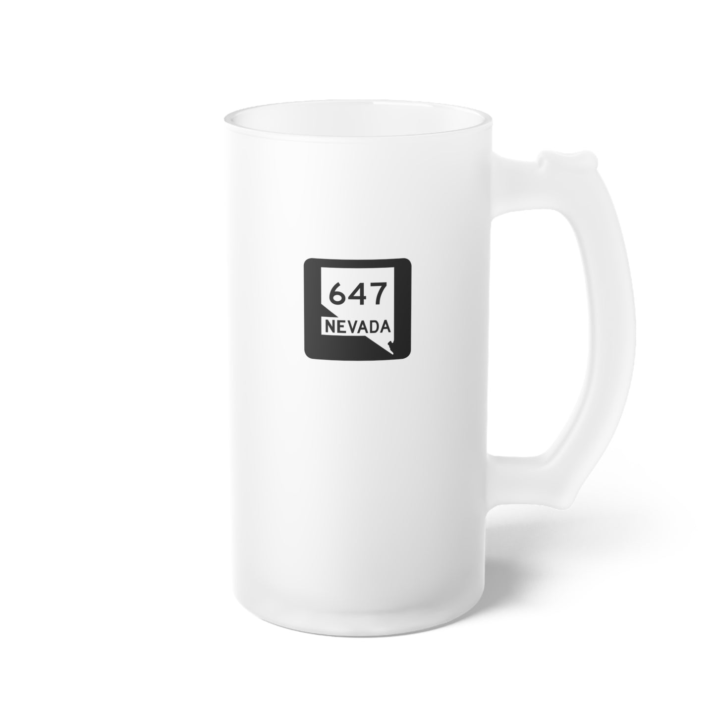 Nevada Highway 647 Frosted Beer Stein