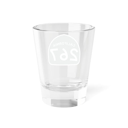 California Highway 267 1.5 oz Shot Glass