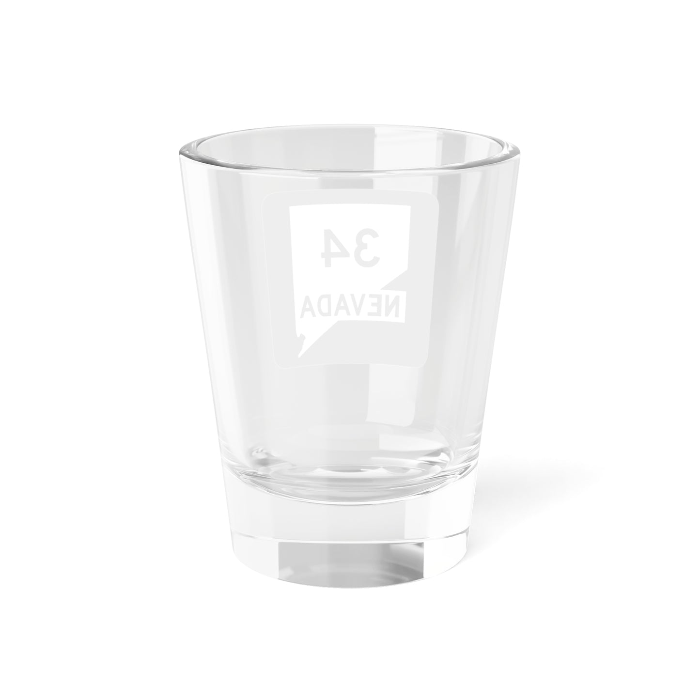 Nevada Highway 34 1.5 oz Shot Glass