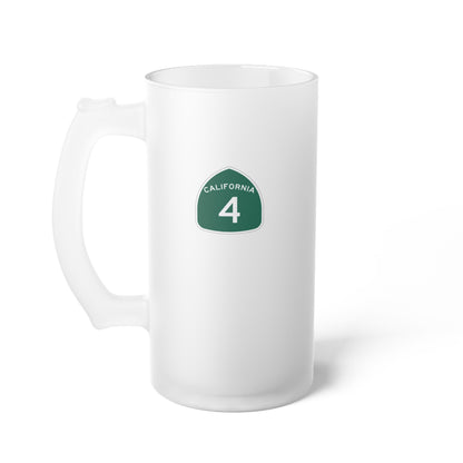 California Highway 4 Frosted Beer Stein