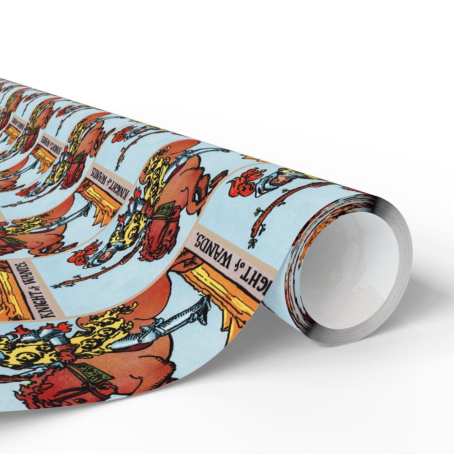 Knight of Wands Tarot Card Gift Wrap