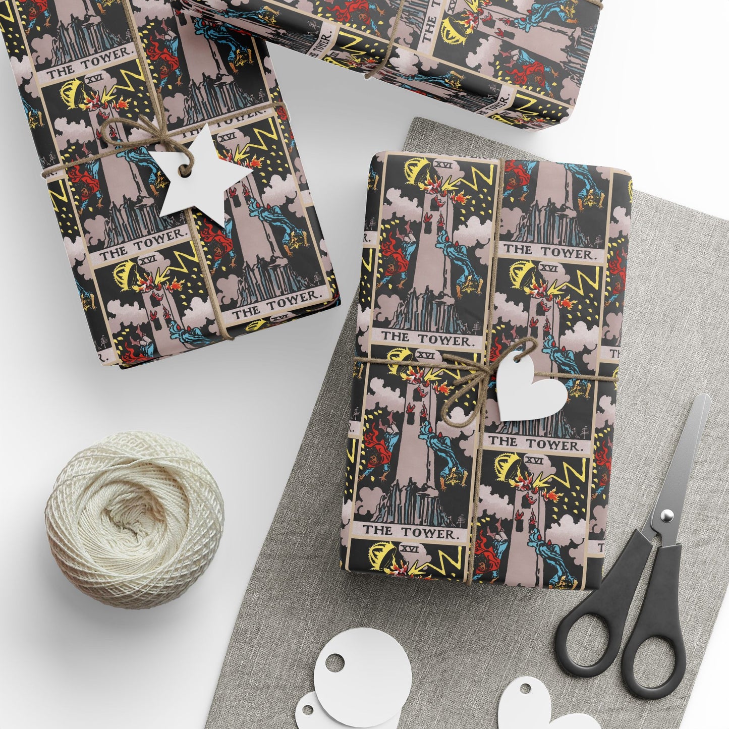 The Tower Tarot Card Gift Wrap