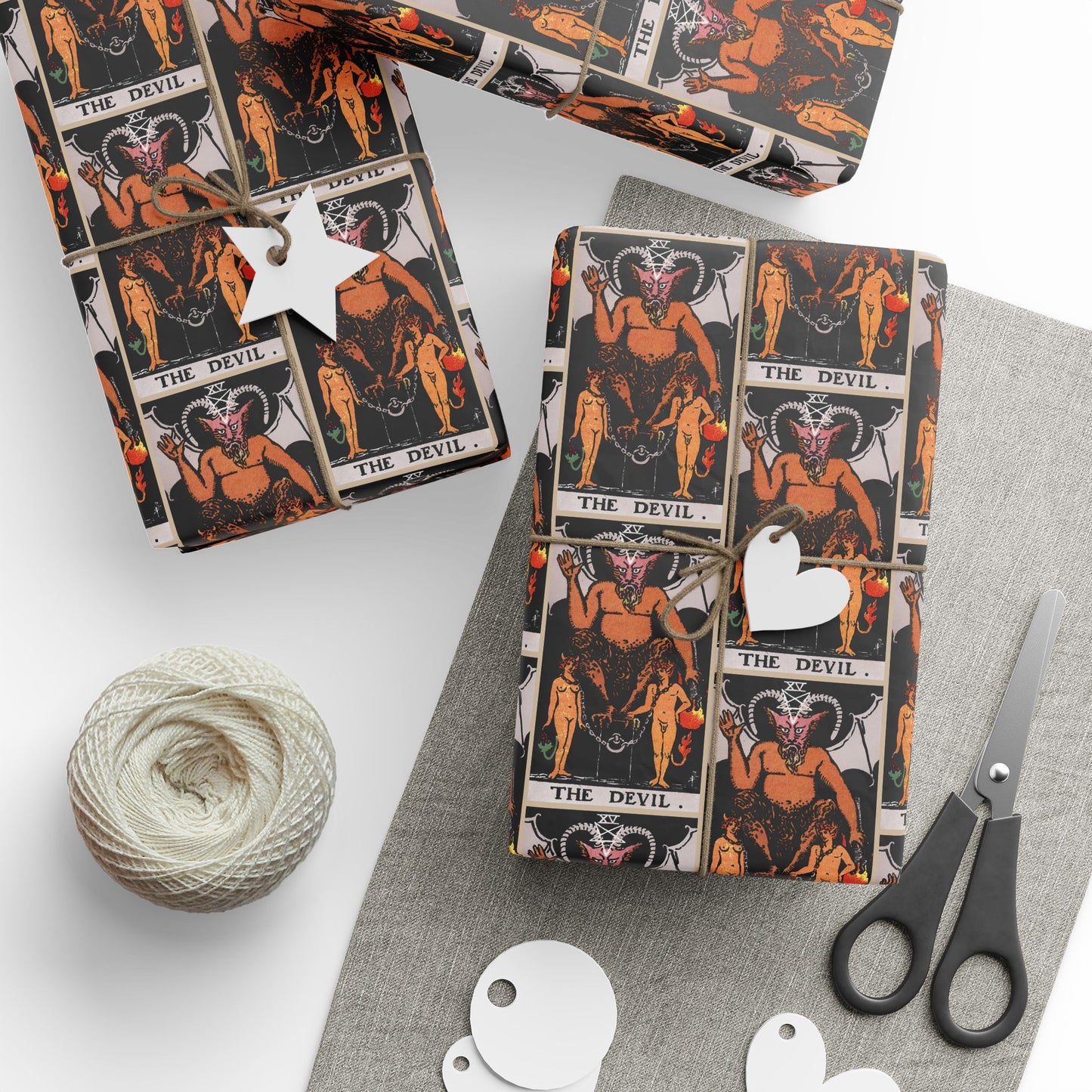 The Devil Tarot Card Gift Wrap