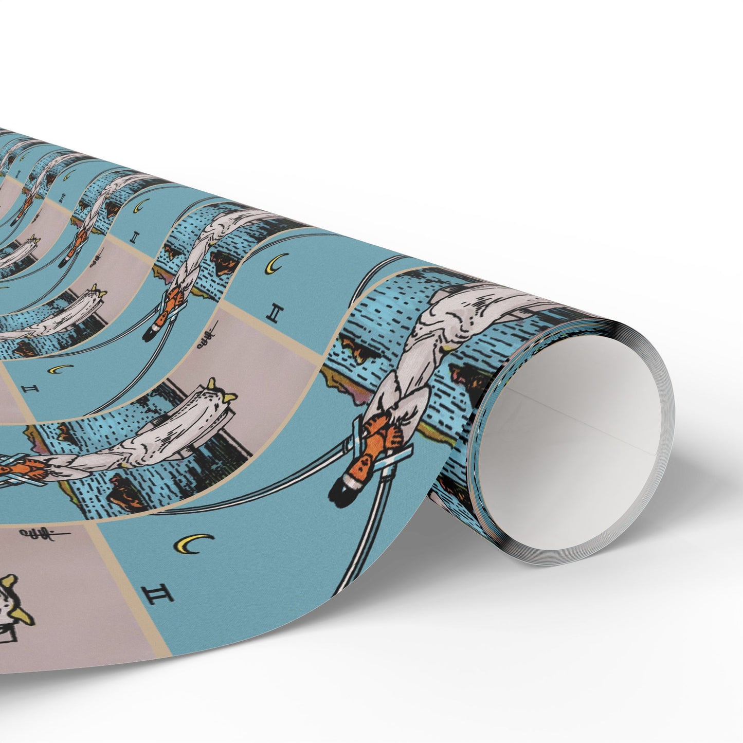 Two of Swords Tarot Card Gift Wrap