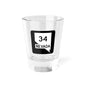 Nevada Highway 34 1.5 oz Shot Glass