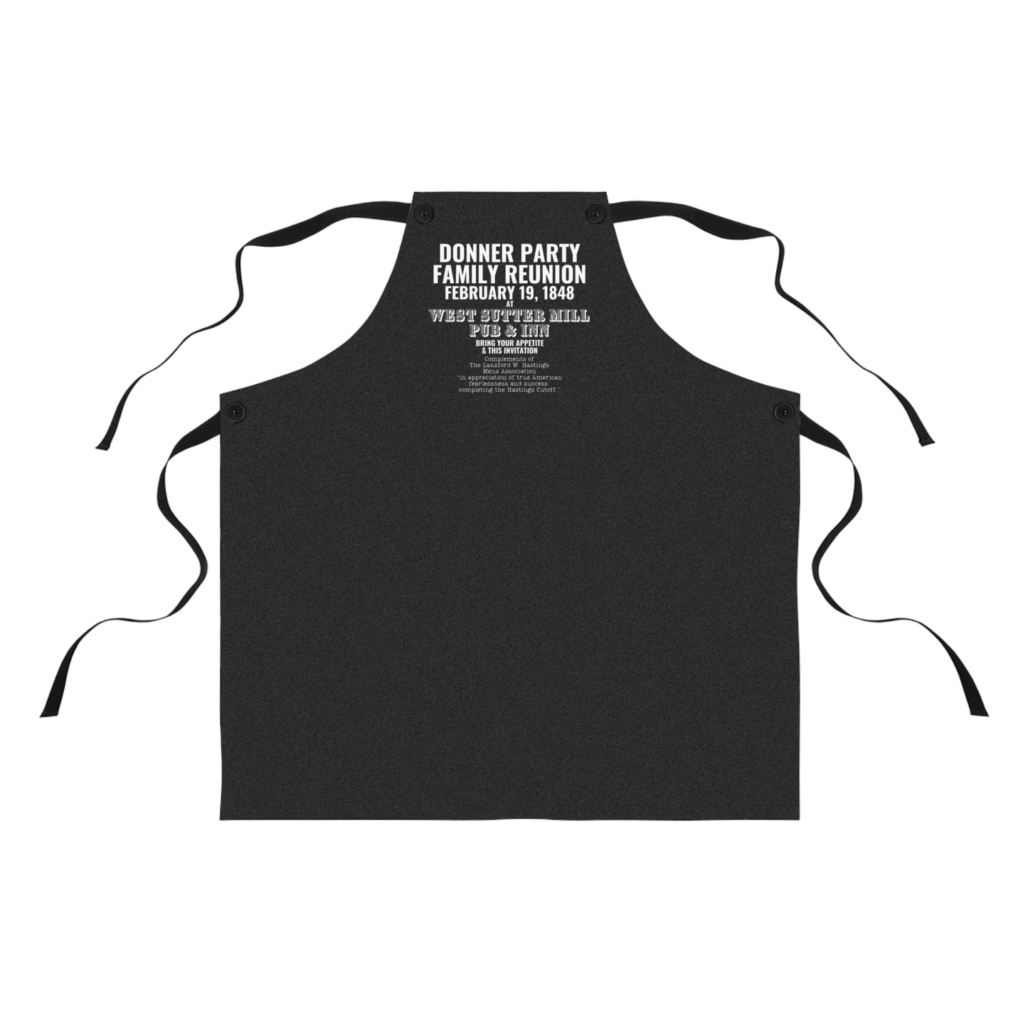 Donner Party Family Reunion Apron