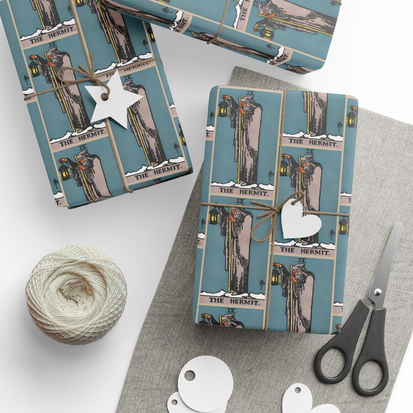 The Hermit Tarot Card Gift Wrap