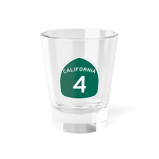 California Highway 4 1.5 oz Shot Glass