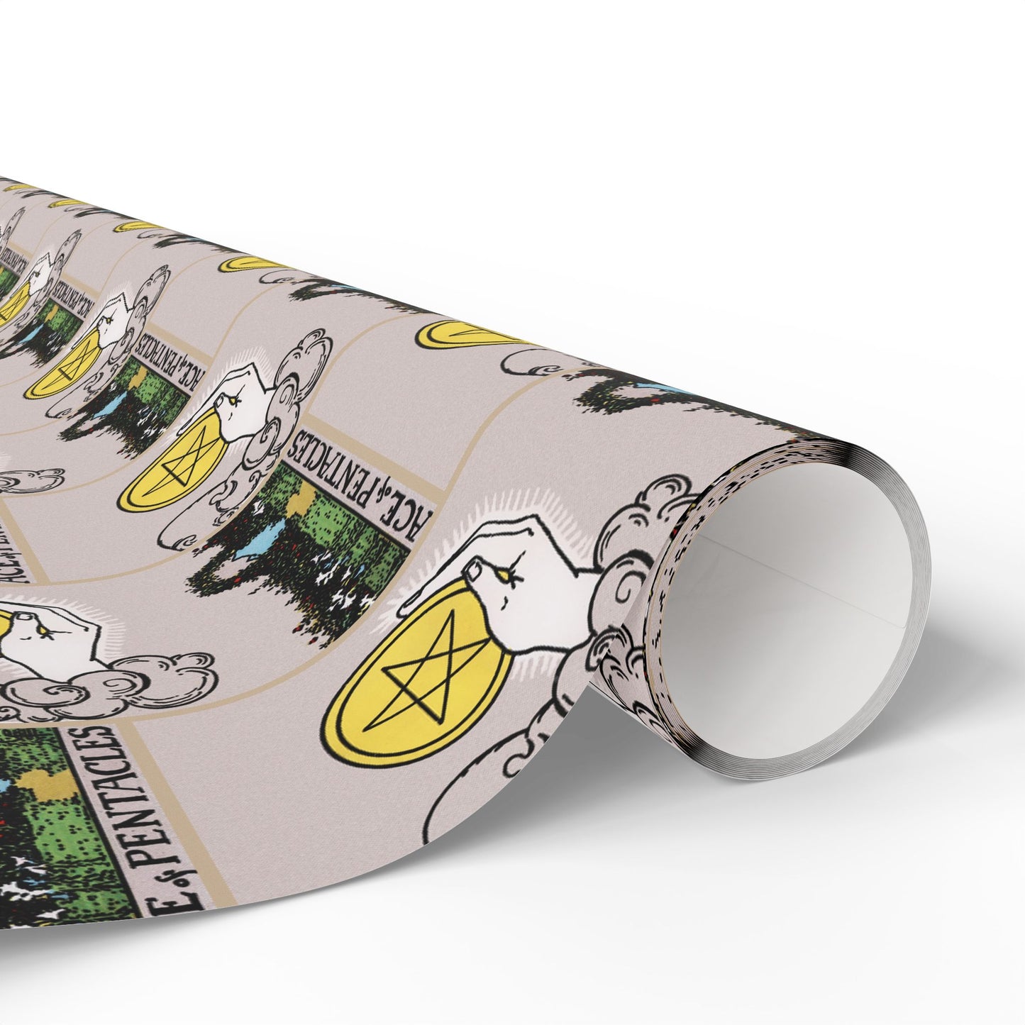 Ace of Pentacles Tarot Card Gift Wrap