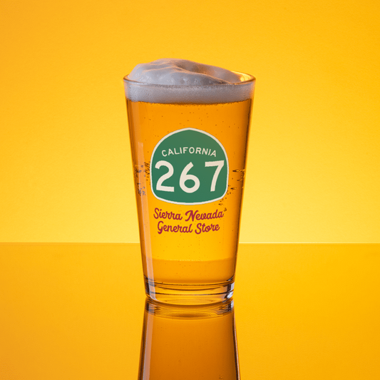 California Highway 267 Pint Glass