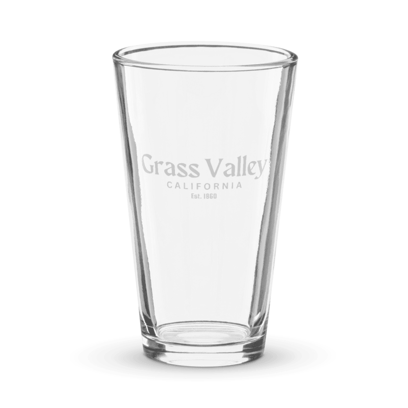 Grass Valley California Pint Glass