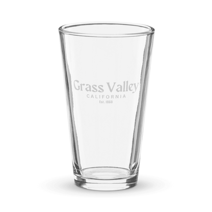 Grass Valley California Pint Glass