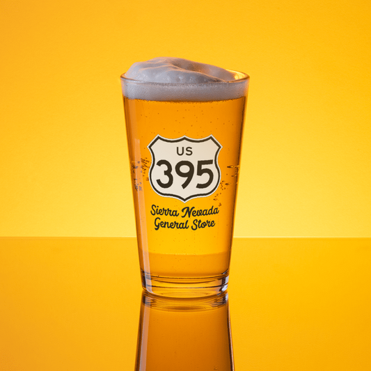 US Highway 395 Pint Glass