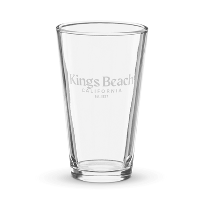 Kings Beach California Pint Glass