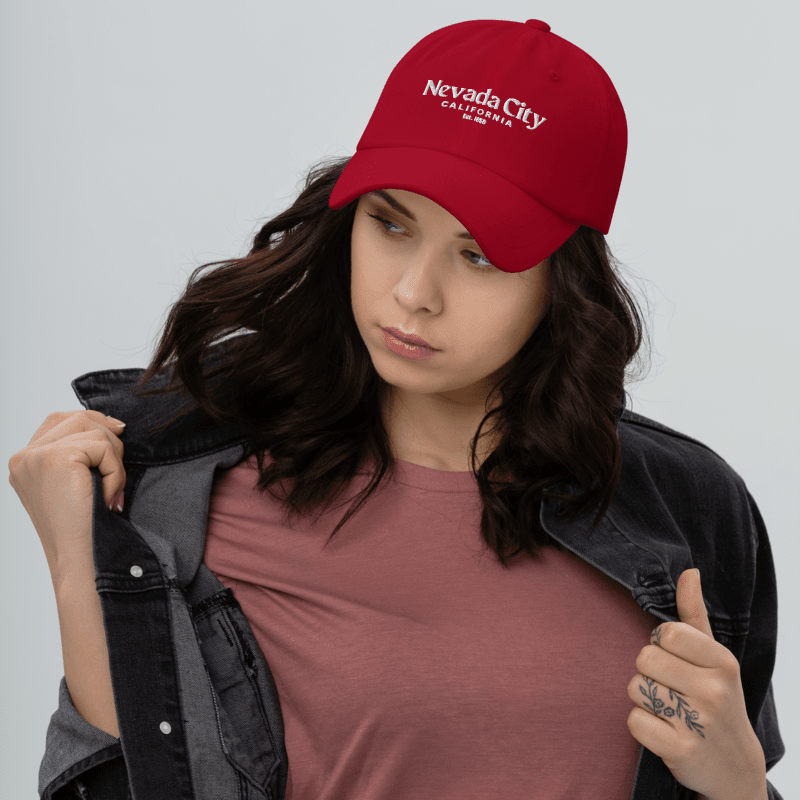 Nevada City California Dad Hat