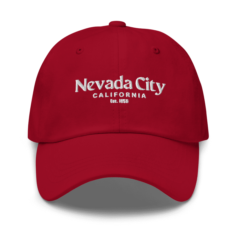 Nevada City California Dad Hat