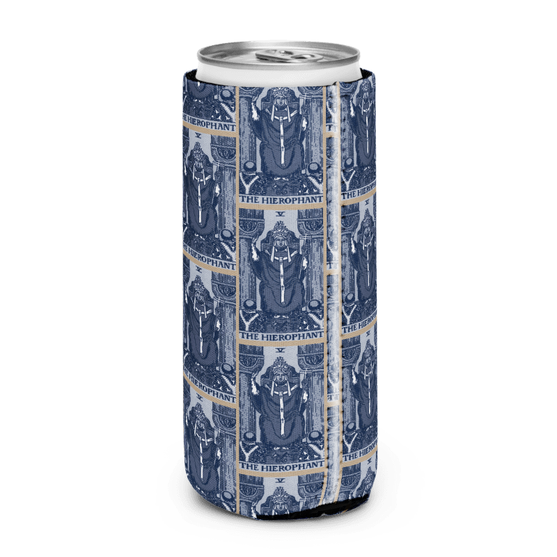 The Heirophant Tarot Card Can Cooler