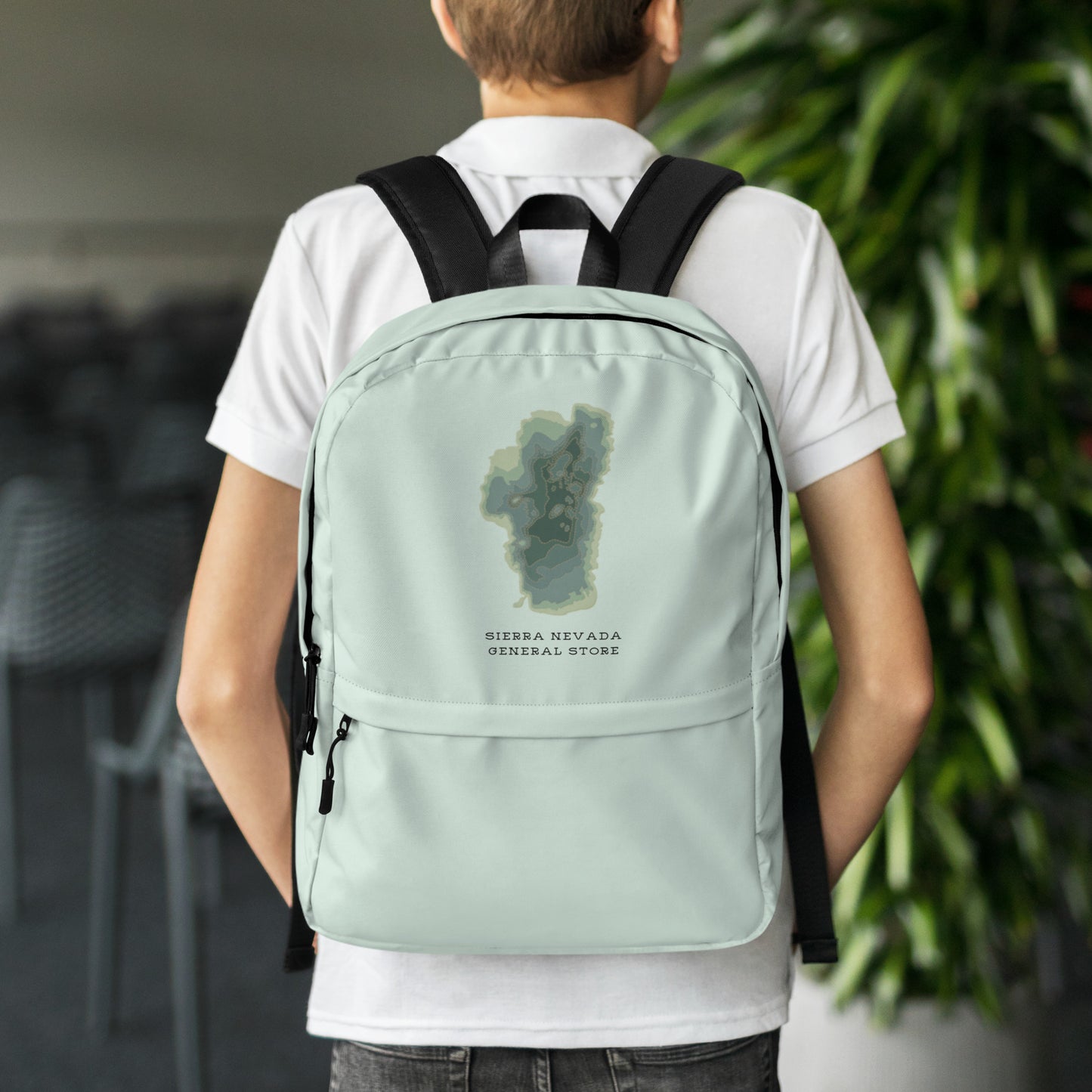 Green Tahoe Depth Map Backpack