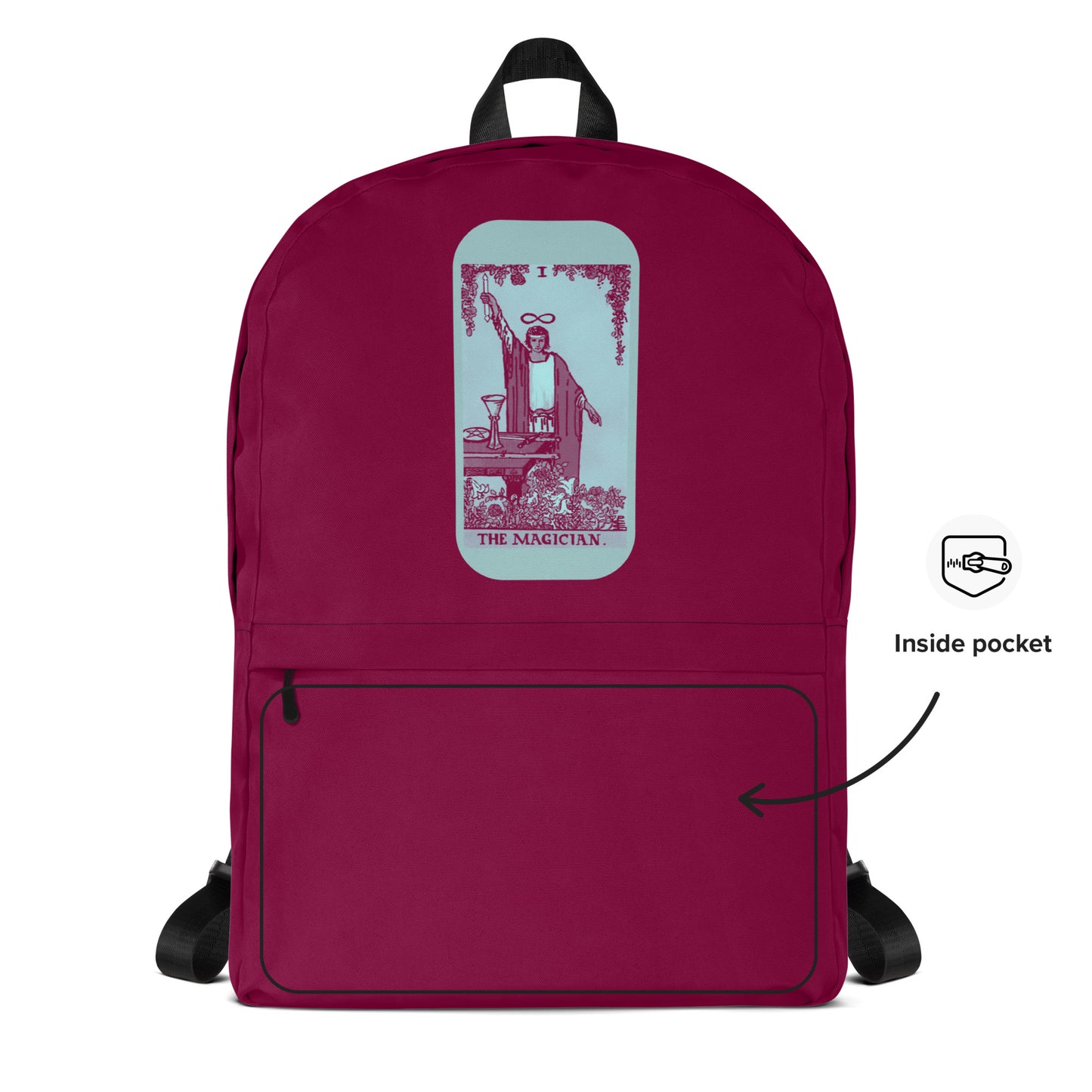 The Magician Card Backpack - Fuschia