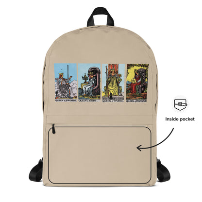 Queen Tarot Cards Backpack