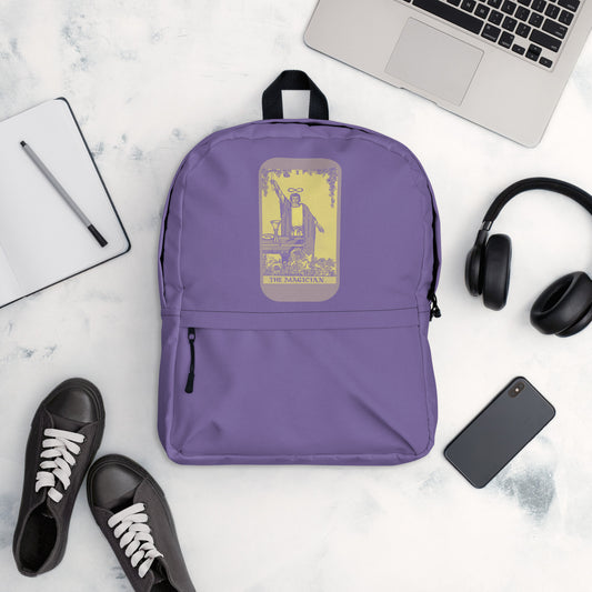 The Magician Card Backpack - Purple