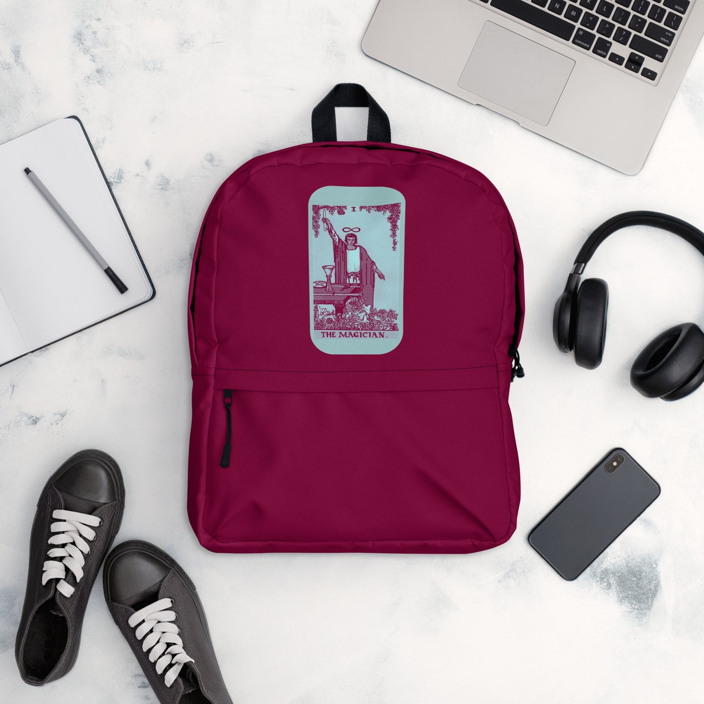 The Magician Card Backpack - Fuschia