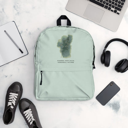 Green Tahoe Depth Map Backpack