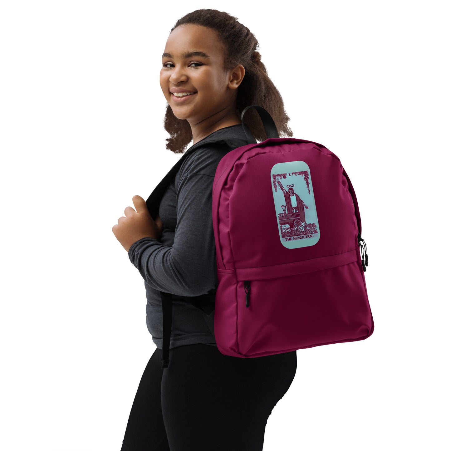 The Magician Card Backpack - Fuschia