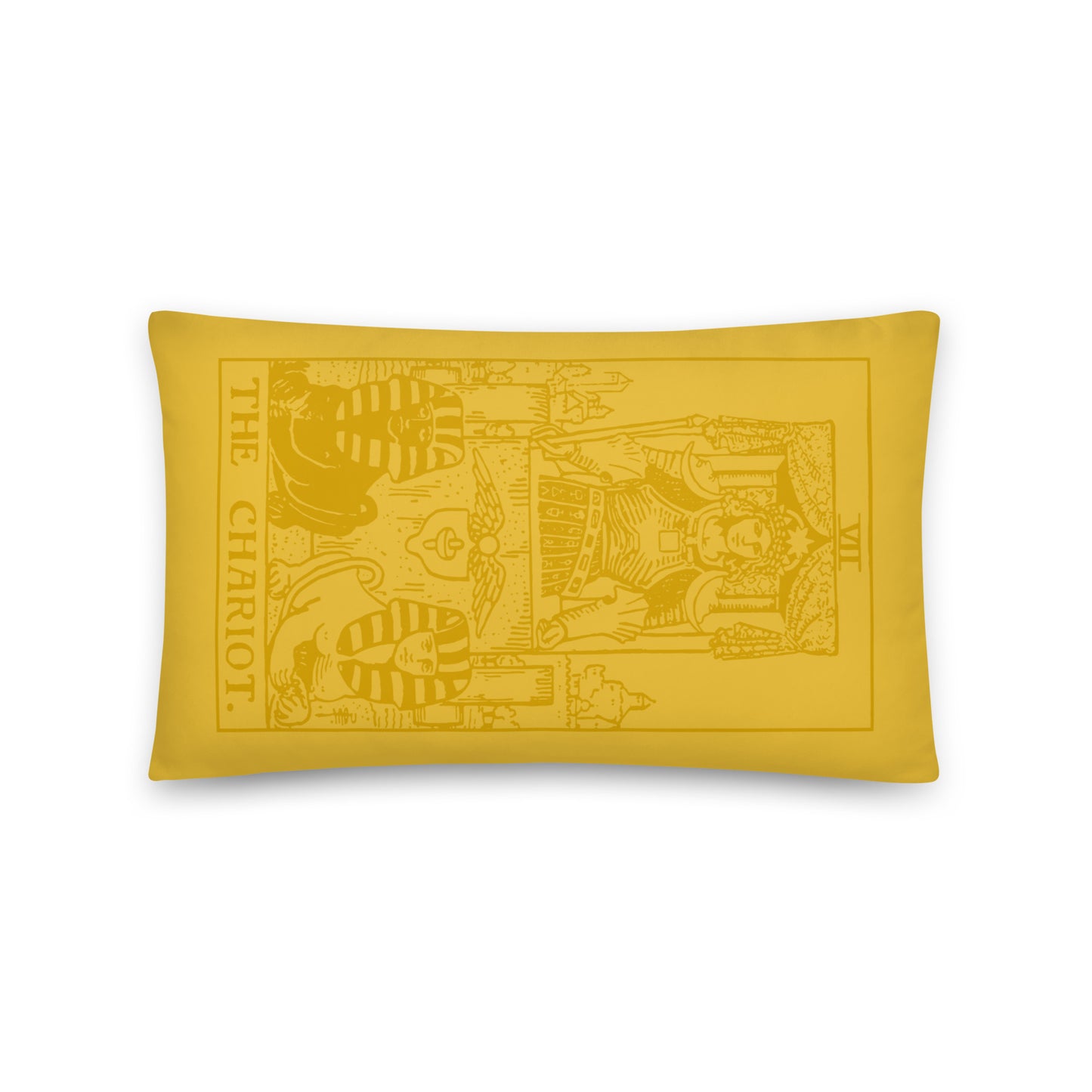 The Chariot Card Throw Pillow