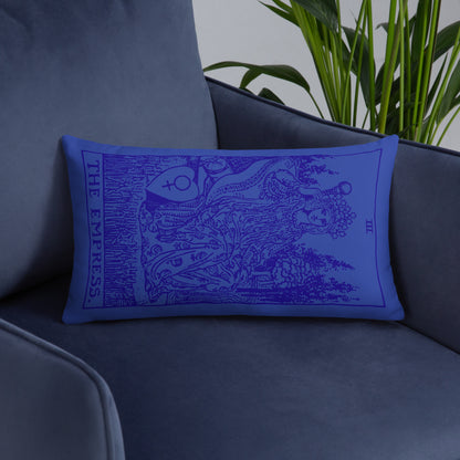 The Empress Card Throw Pillow