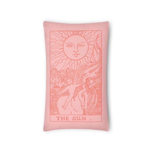 The Sun Card Throw Pillow