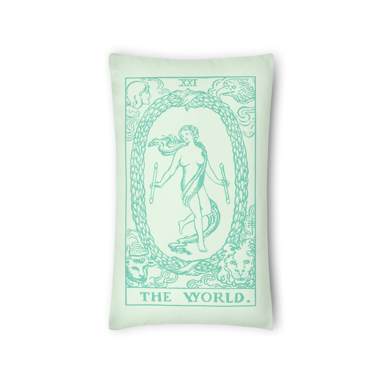 The World Card Throw Pillow