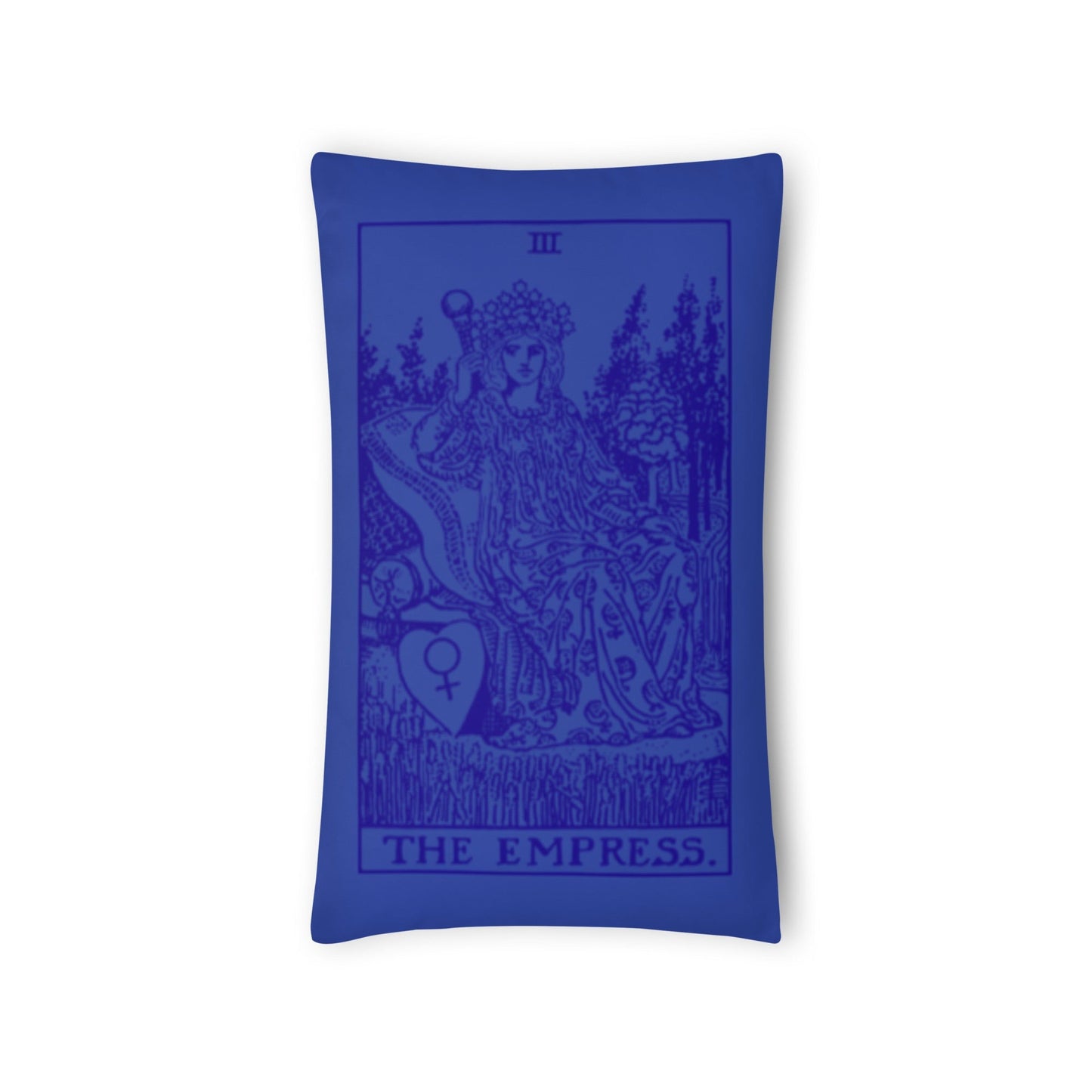 The Empress Card Throw Pillow